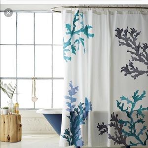 ISO West Elm Coral Reef Shower Curtain